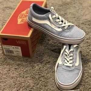 Vans award (speckle) Blue. So cute, worn once!